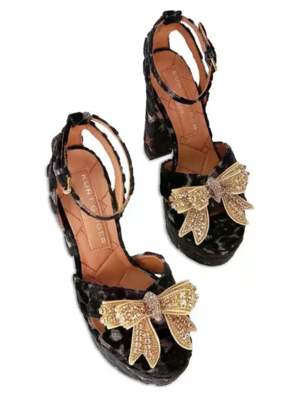 New Kurt Geiger London Bow Platform Heels size US 8.5/ EU 39